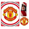 Red Devils Giant Manchester Utd Soft Polyester Fleece Blanket &