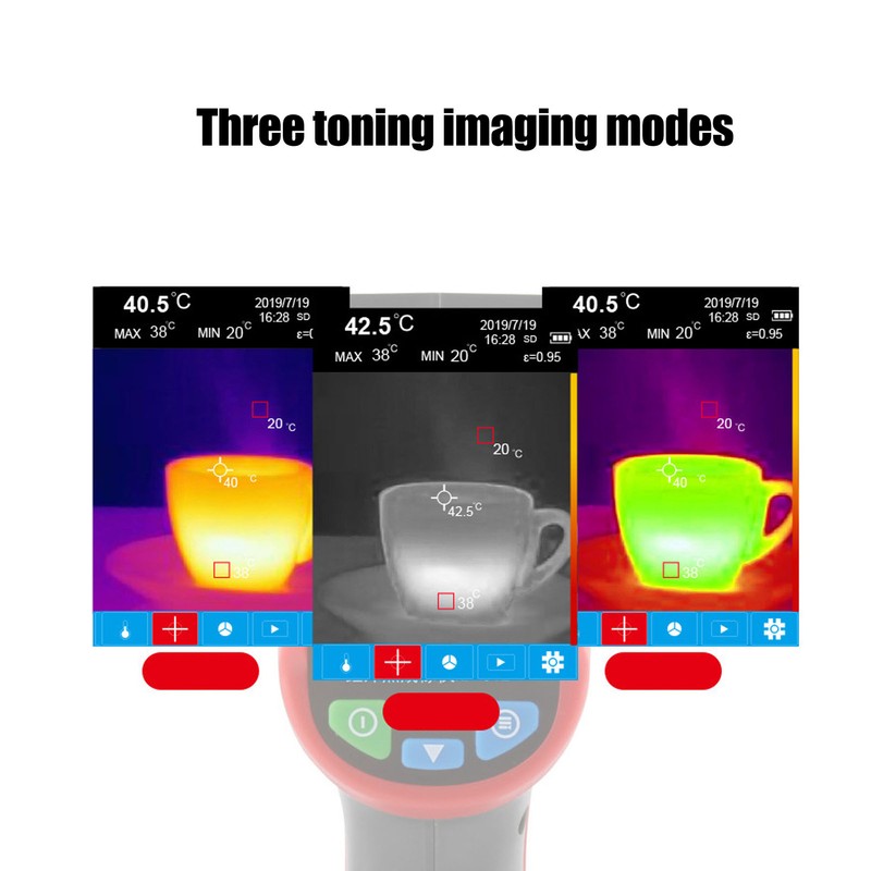 Thermal Imaging Camera Handheld High Resolution PP Housing 2.4in TFT