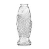 Clear Fish Shaped Vase Flower Holder Centerpiece