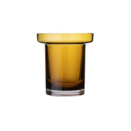 Kosta Boda Limelight Amber Low Vase