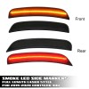 Stark Industries 4 pcs Smoke Front Rear LED Side Marker