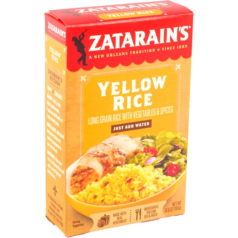 Zatarain's Yellow Rice, 6.9 oz (Pack of 12)