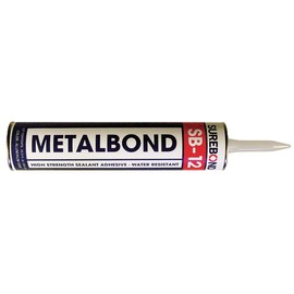 Surebond SB-12 Metal Bond Sealant, 10.3 oz Cartridge, Aluminum Gray