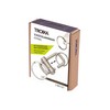 TROIKA Key Ring with 3 Key Rings in 2 Sizes