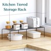 bangminda Kitchen Cabinet Expandable Shelf Organizers Set of 3, 6-