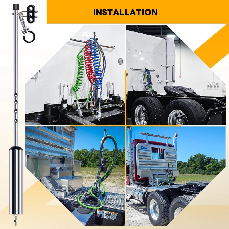 Dazakoot 40' Swivel Pogo Stick for Semi Truck & Air