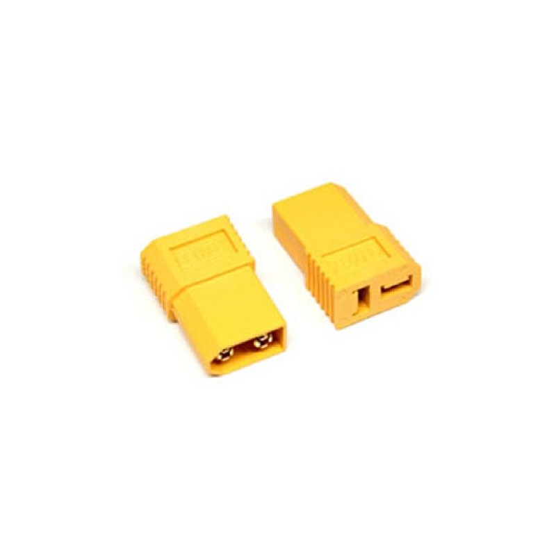 XT60&T型2P変換コネクター (XT60オス&2Pメス) 2個入 SGC-80