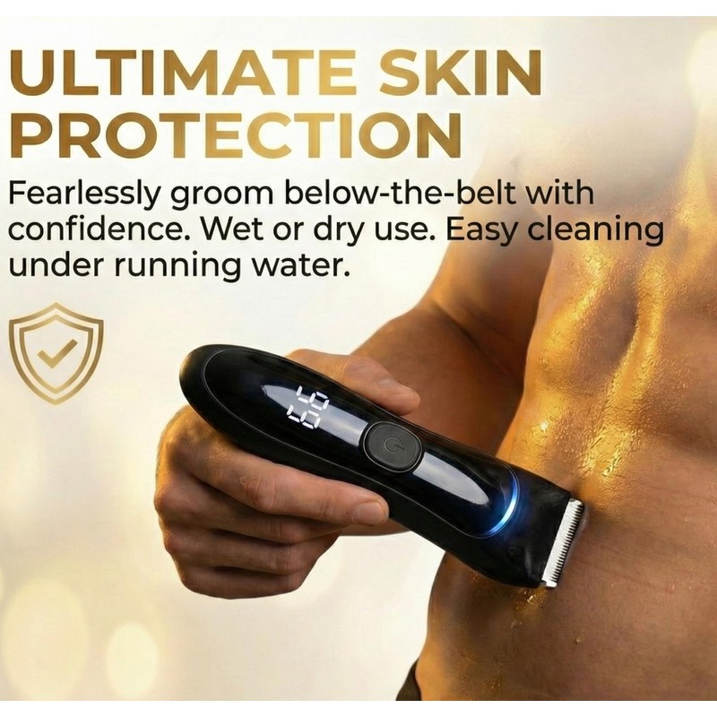 Bekhic® Manscape Groin & Body Hair Trimmer for Men –