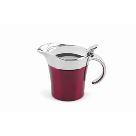 Weis Thermo Sauciere dunkelrot, Edelstahl, Rot, 20x11x12 cm