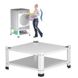 Laundry Pedestal for Washer and Dryer,28" Wide,14" Height,Heavy Duty Steel Universal Washing Machine Raiser,Washing Machine Base Stand Dryer Base Platform,800lbs Capacity