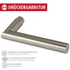 Stainless Steel Door Fitting, Door Handle on Round Rosette
