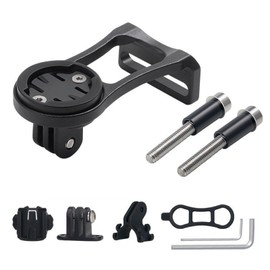 DEFIYEAR for Garmin Bicylce Front Mount, Out Front Mount for Garmin Edge, Premium Bike Computer Mount, Compatible for GoPro Action Cameras Bike Lights, Easy Installation for Road and MTB Bikes