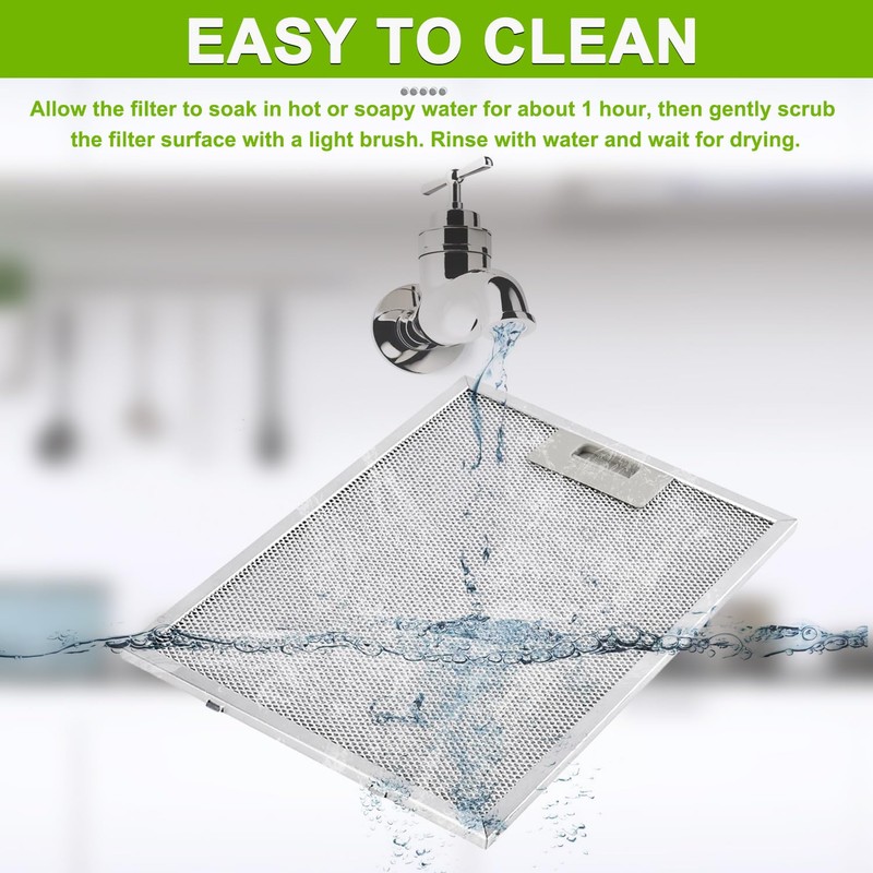 EPLZON W10915369 Range Hood Filter replacement 5 Layer Aluminum Mesh