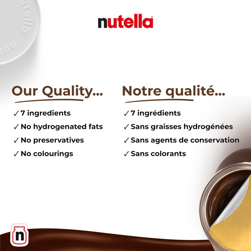 Nutella Hazelnut Chocolate Spread, 1kg/35.3 oz., {Imported from Canada}