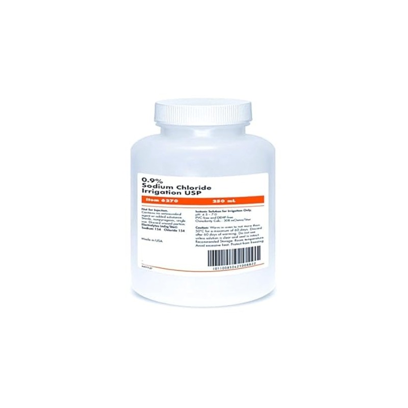 Generic NA 250ml (8.5 fl oz) Sterile Saline Solution