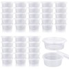 Augshy Small Slime Containers With Lids, 50 Pack Hawaiian Shaved