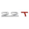Lettering 2.2 T Metal Emblem Logo Car Sticker 2.2 Silver
