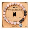 Black and Pink Bracrlets The Love Between Sisters Beaded Bracelets