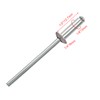 Zorveiio 100 Pcs 1/8" x 1/2" Aluminum Blind Rivets Dome