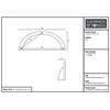 Hammer & Tongs Curved Cabinet Drawer Pull - W130mm x