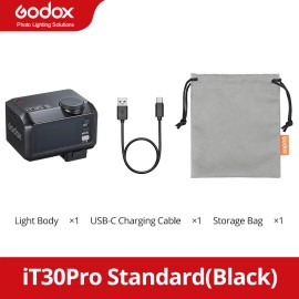 Godox IT30pro IT30 Pro Professional Mini Camera Flash - US Brazil Warehouse  2.4G HSS TTL Touch Screen Speedlitecolor: Black, model number: IT30PRO-C