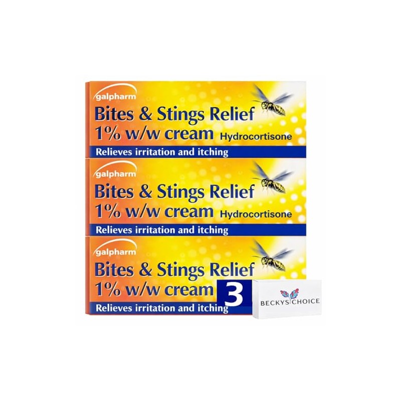 Hydrocortisone Cream 1% w/w Bite and Sting Cream, Mosquito and