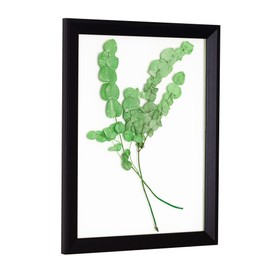 Rahmendesign24 Rio Double Glass Frame 13 x 18 cm Matte Black Photo Frame Removable Frame Double Glass