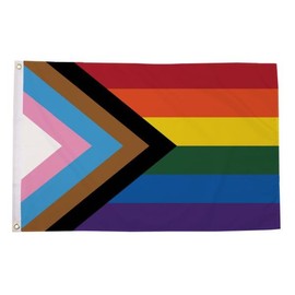 Progress Pride Large Flag 8ft x 5ft (240cm x 150cm)
