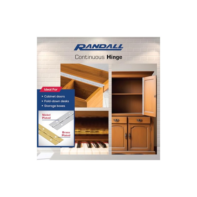 3', 6' or 7' Lengths Nickel or Brass Plated 2"