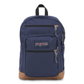 JanSport Cool Backpack, with 15-inch Laptop Sleeve - Large Computer Bag Rucksack with 2 Compartments, Ergonomic Straps, Navy