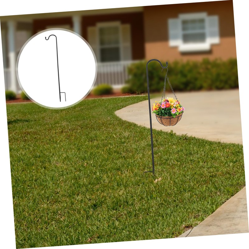 Abaodam Garden Shepherd Hook Detachable Rustproof Iron Hanging Hook for