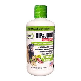 LIQUID-VET by Cool PET Holistics Dog Hip & Joint Advanced Supplement (Pot Roast, 32 oz)