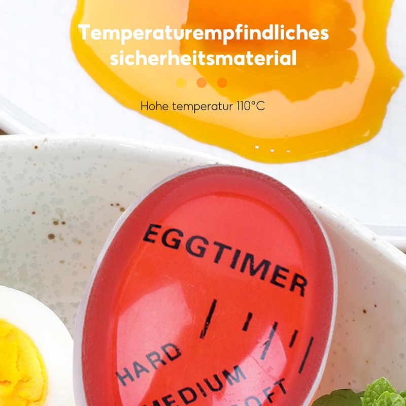Egg Timer for Cooking, Pack of 6 Egg Timers, Egg