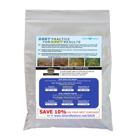 Shore Restore - MUCK SILT Sludge Reducer Digester Pellets Premium Grade Beneficial Bacteria & Enzymes for Lakes & Ponds (1, 3 lb)