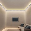 Pushglossy 8 Pcs 47.24″(Total 31.5 Ft) Ceiling Crown Molding with