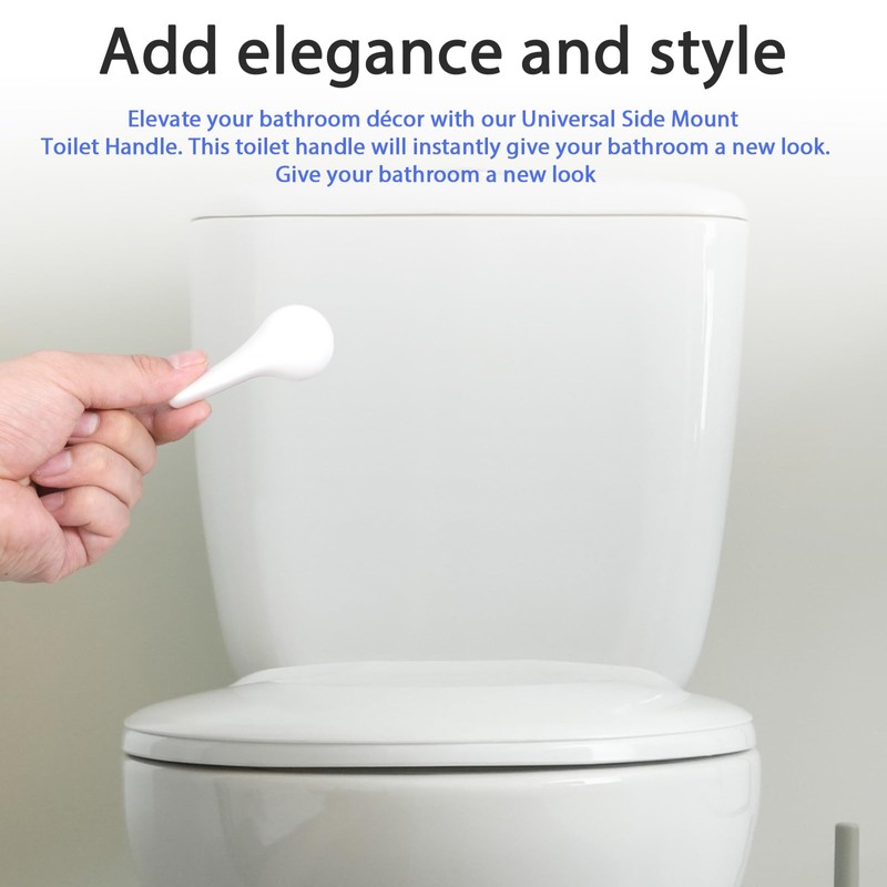 1 Set Universal Toilet Handle Replacement Kit with Stainless Steel