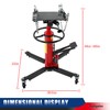 waltyotur Transmission Jack 1322LBS Capacity 2-Stage Hydraulic Telescopic Jack with