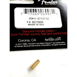 Fender NOS (1) Genuine Fender GOLD Saddle Height Screw AVRI '52 Telecaster 002-7735-000