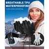 ARFNKIM 100% Waterproof Winter Gloves, [Five Layer Thickening -10°F Thermo]