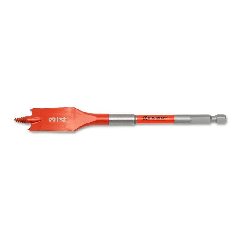 Crescent Screw Point Paddle Drill Bit | 6" x 3/4"