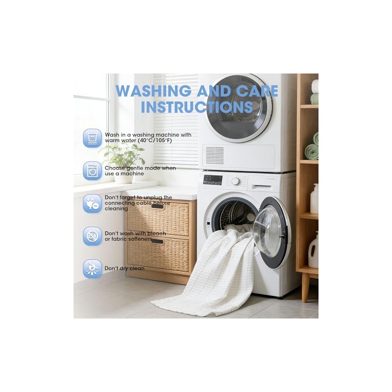 Grounding Sheet for Sleep Wellness, 203x99cm Earthing Mat with Silver