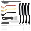 15pcs Crevice Cleaning Brush, Hard Bristle Scrub Brushes Tools, Multifunctional