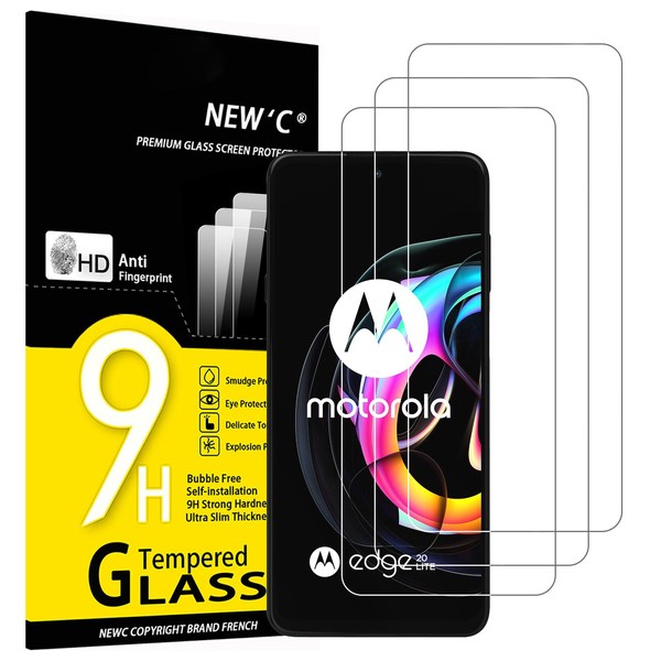 NEW'C Pack of 3 for Motorola Edge 20 Lite for