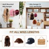 MEEMENG Wig holder for Multiple Wigs, 6 PCS Sturdy Wall