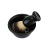 Anself Shaving Brush Shaving Stand with Bowl 3 in 1