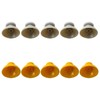 Gxcdizx 10PCS Analog Stick Cap Replacement for Gamecube controller -