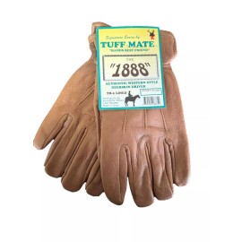 TUFF MATE WESTERN STYLE DEERSKIN DRIVER, THE "1888", LINED, MEDIUM