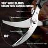 PURPLEBIRD Kitchen Scissors All Purpose - Stainless Poultry Shears Dishwasher
