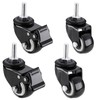 Screw Type Caster (Set of 4) with Brake M8 Screw