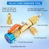 Valve Core Remover Installer Tool and HVAC Service Set, 3